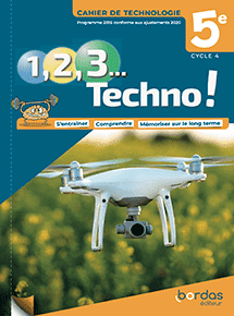 Cahier 1, 2, 3... Techno! 5e